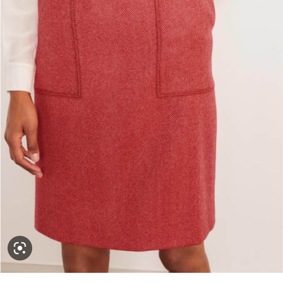 NWT Boden Atkins Tweed Mini in Orange Herringbone - Picture 6 of 6